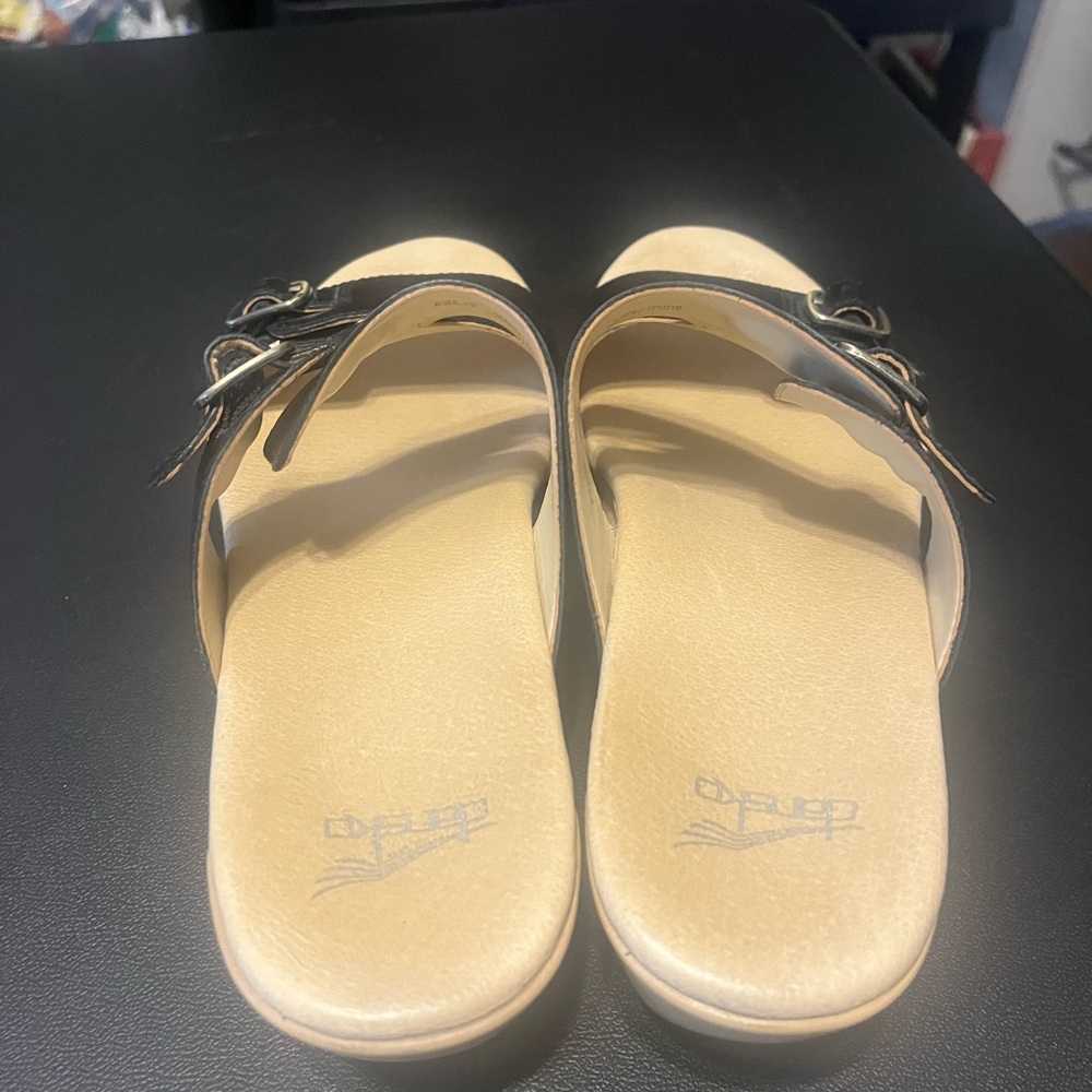 Women’s Dansko Karena Black Sandals size 39 8.5/9 - Picture 6 of 7